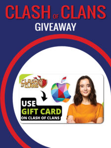 Clash of Clans Gift Card Giveaway