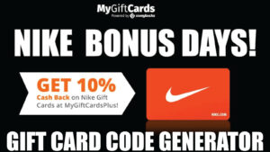 Nike Gift Card Code Generator