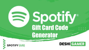 Spotify Gift Card Code Generator
